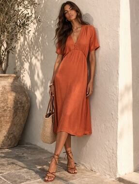 NWT: Zadig & Voltaire Mid Length Sienna Satin Dress